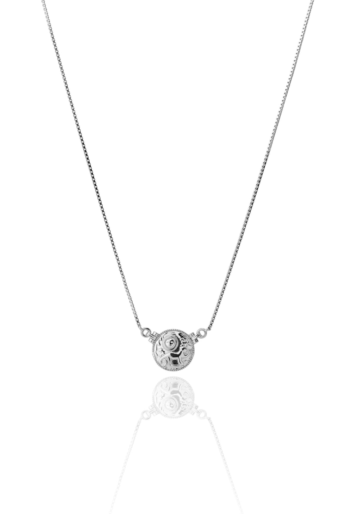 LIONNE SLV. Collier en argent sterling, lion