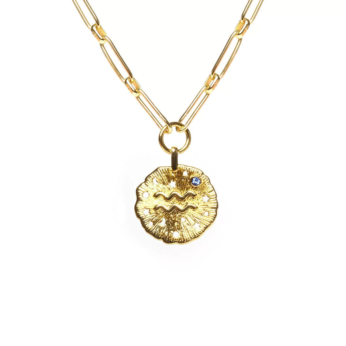 Collier chaîne Astro Verseau