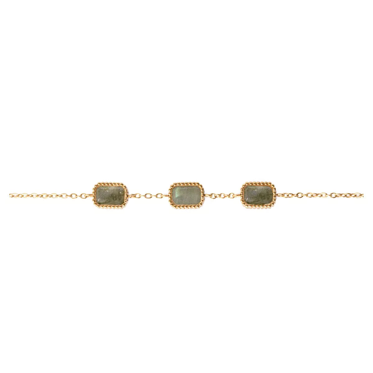 Bracelet chaîne Eurybie - Labradorite