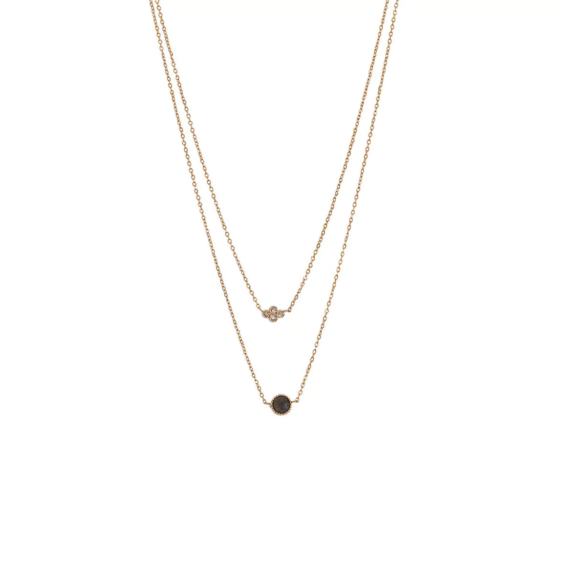 Collier chaîne Athéna - Labradorite